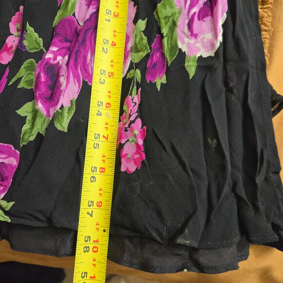 American Angel Y2K Fairy Grunge Boho Whimsigoth Sheer Sequin Floral Maxi Dress M - Picture 12 of 12